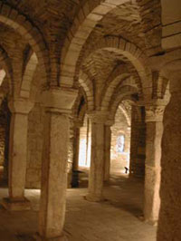 Un'immagine della cripta di San Casto sita nella cattedrale di Trivento