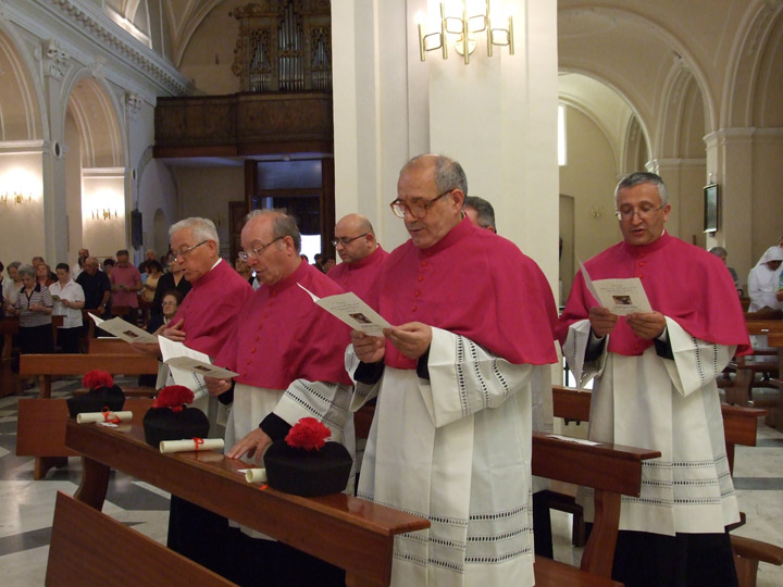 La ricostituzione del Capitolo della Cattedrale