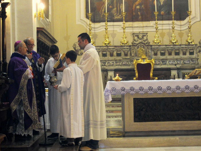 Il Mercoledì delle Ceneri in Cattedrale