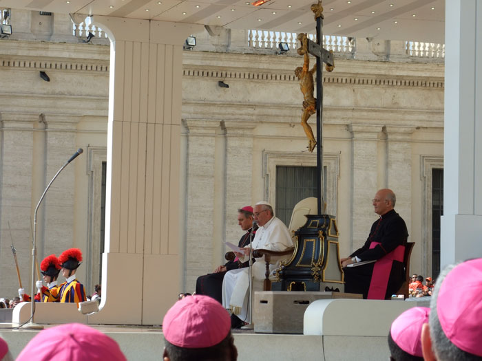 FOTO DELL’UDIENZA CON PAPA FRANCESCO