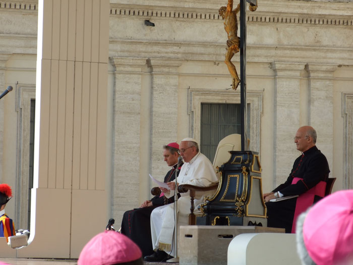 FOTO DELL’UDIENZA CON PAPA FRANCESCO