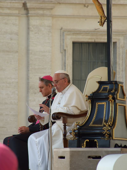 FOTO DELL’UDIENZA CON PAPA FRANCESCO