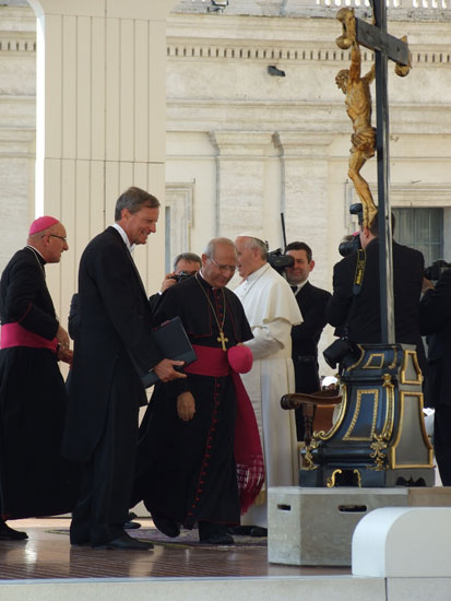 FOTO DELL’UDIENZA CON PAPA FRANCESCO