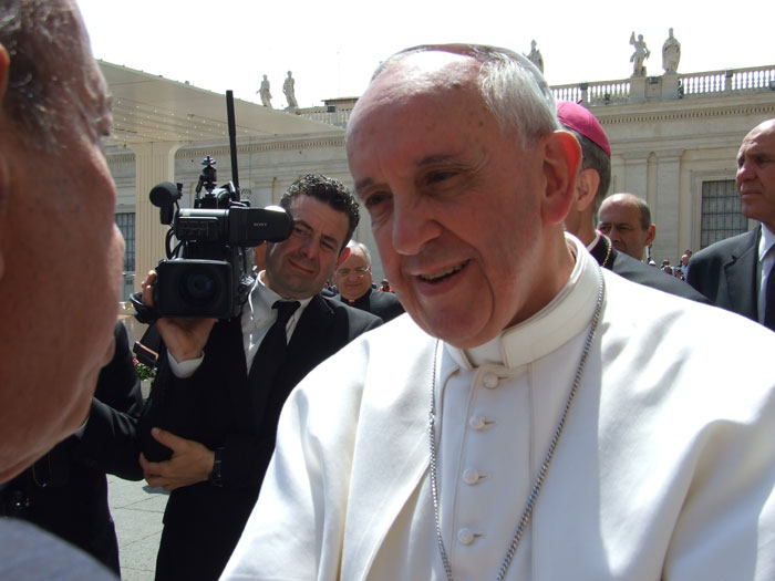 FOTO DELL’UDIENZA CON PAPA FRANCESCO