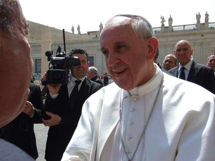 FOTO DELL’UDIENZA CON PAPA FRANCESCO