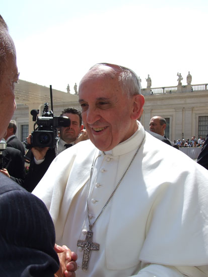 FOTO DELL’UDIENZA CON PAPA FRANCESCO