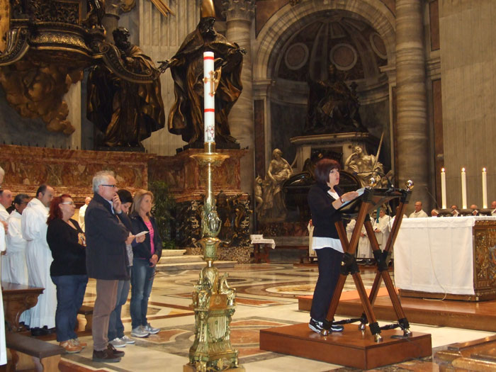 La funzione religiosa tenutasi in serata nella Basilica di San Pietro e officiata dal Vescovo della Diocesi di Trivento S.E. Mons. Domenico Scotti