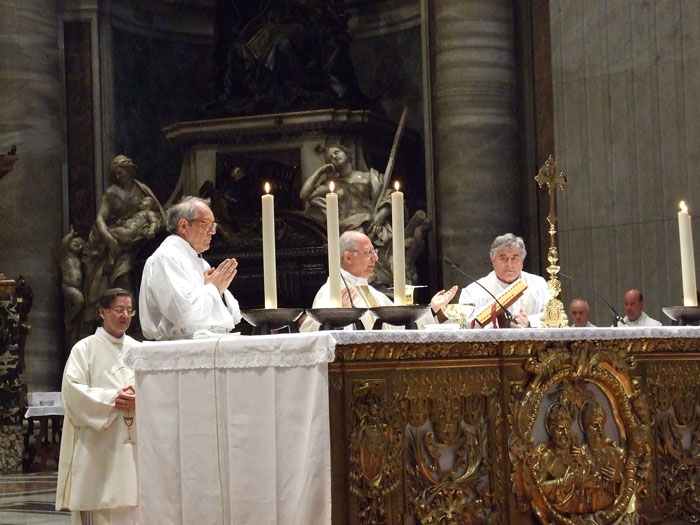 La funzione religiosa tenutasi in serata nella Basilica di San Pietro e officiata dal Vescovo della Diocesi di Trivento S.E. Mons. Domenico Scotti