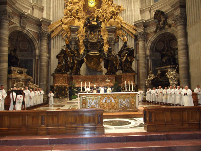 La funzione religiosa tenutasi in serata nella Basilica di San Pietro e officiata dal Vescovo della Diocesi di Trivento S.E. Mons. Domenico Scotti