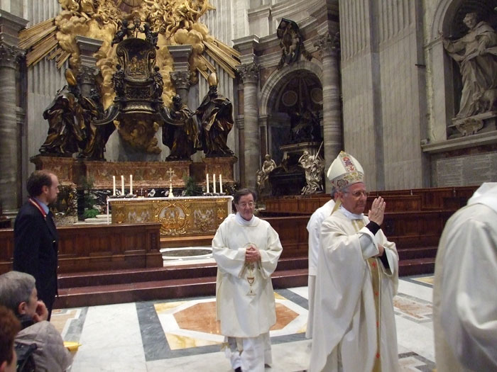 La funzione religiosa tenutasi in serata nella Basilica di San Pietro e officiata dal Vescovo della Diocesi di Trivento S.E. Mons. Domenico Scotti