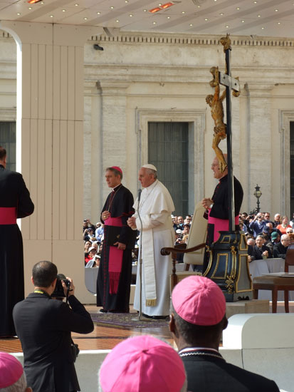 FOTO DELL’UDIENZA CON PAPA FRANCESCO