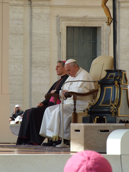 FOTO DELL’UDIENZA CON PAPA FRANCESCO