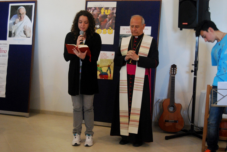 Inaugurazione della nuova casa canonica in Civitanova del Sannio realizzata con i fondi dell'8X1000