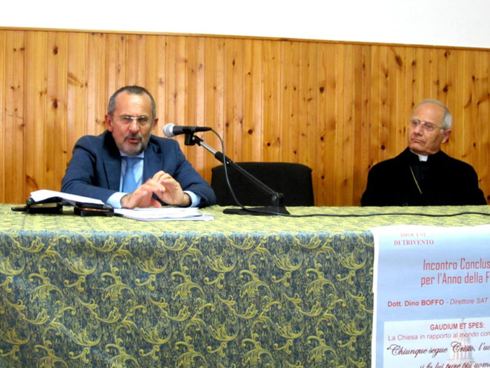 Il giornalista Dino Boffo ad Agnone