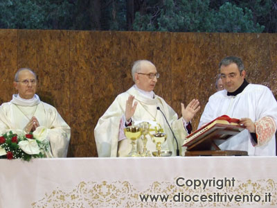 Un momento della Santa Messa