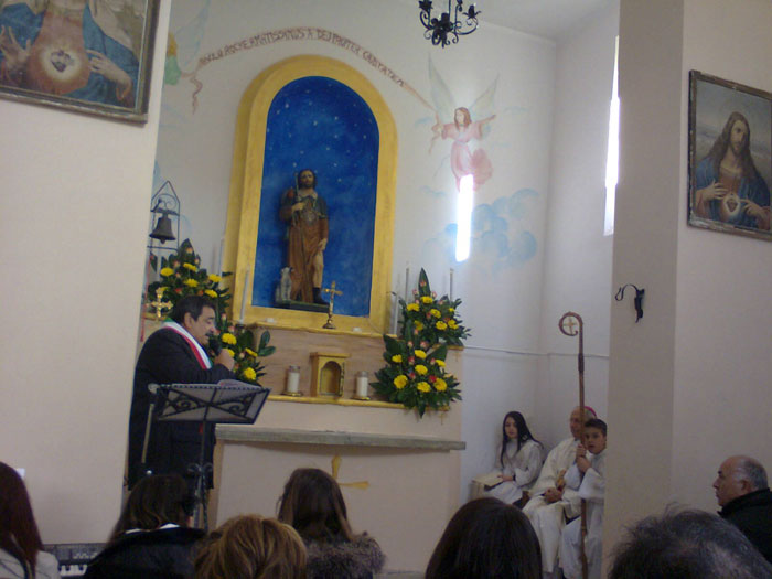 RIAPERTURA AL CULTO DELLA CHIESA DI SAN ROCCO A BELMONTE