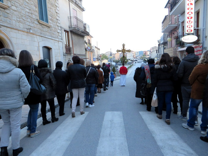 La tradizionale processione del Venerdì Santo