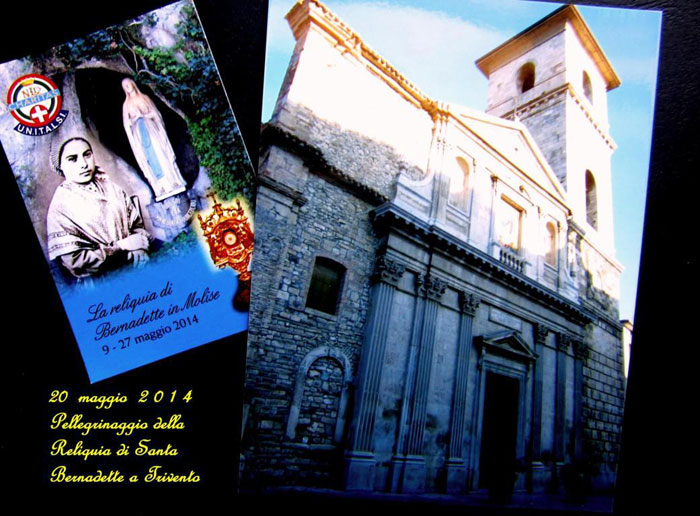 Le reliquie di Santa Bernardette a Trivento
