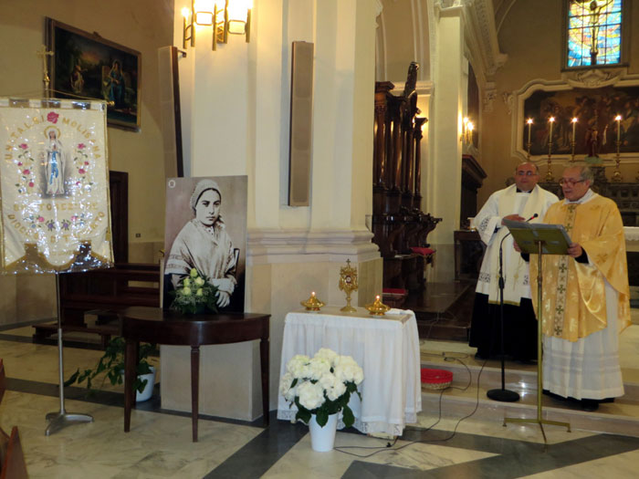 Le reliquie di Santa Bernardette a Trivento