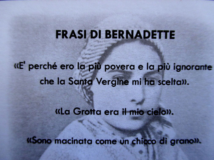 Le reliquie di Santa Bernardette a Trivento