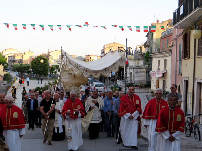 La processione del Corpus Domini a Trivento