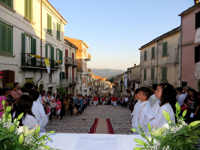 La processione del Corpus Domini a Trivento