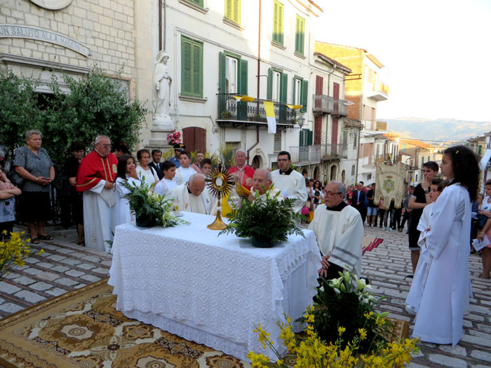 La processione del Corpus Domini a Trivento