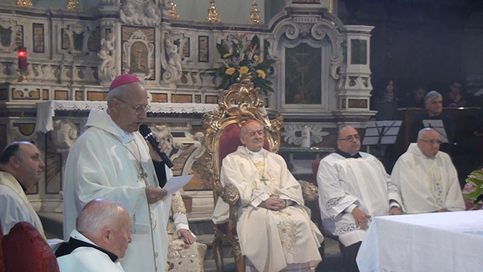 VISITA DEL CARDINALE PAOLO SARDI AD AGNONE