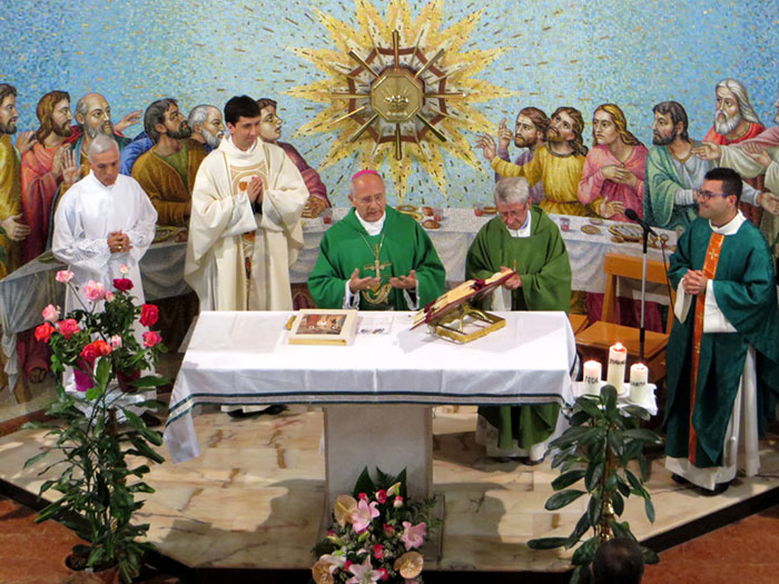 Don Beniamino, il nuovo parroco della parrocchia Santa Croce di Trivento