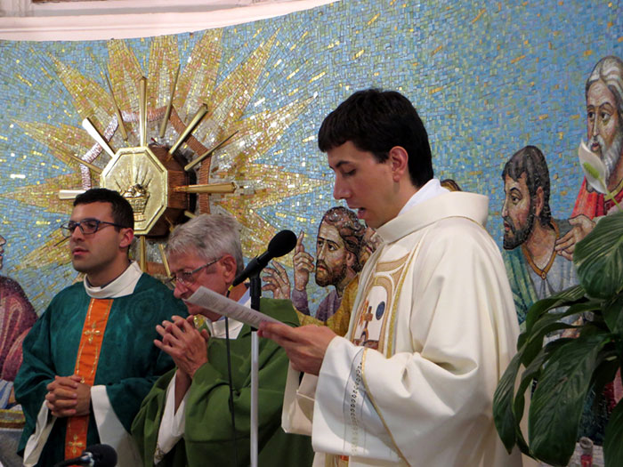 Don Beniamino, il nuovo parroco della parrocchia Santa Croce di Trivento