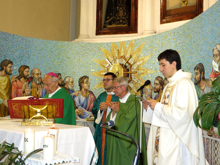 Don Beniamino, il nuovo parroco della parrocchia Santa Croce di Trivento