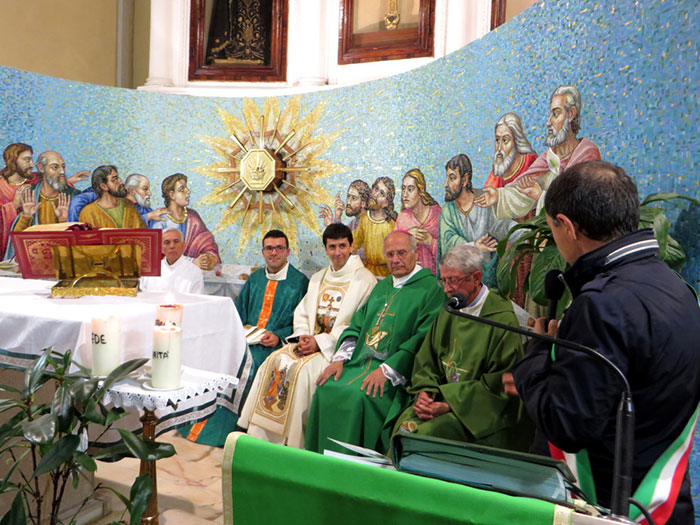 Don Beniamino, il nuovo parroco della parrocchia Santa Croce di Trivento