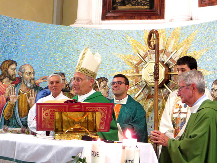 Don Beniamino, il nuovo parroco della parrocchia Santa Croce di Trivento