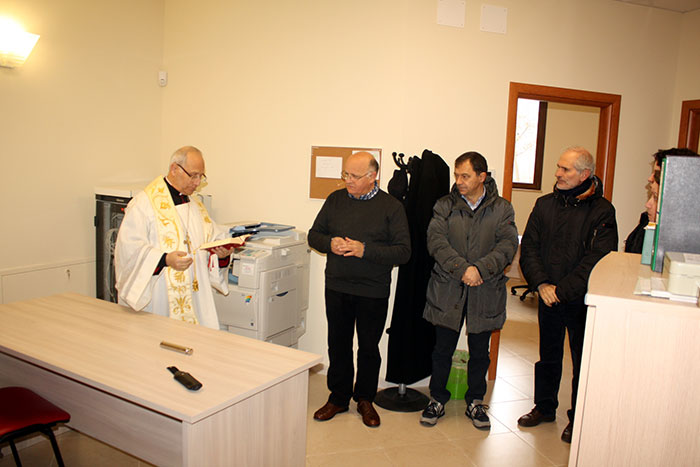 L'inaugurazione della nuova sede legale della Caritas di Trivento