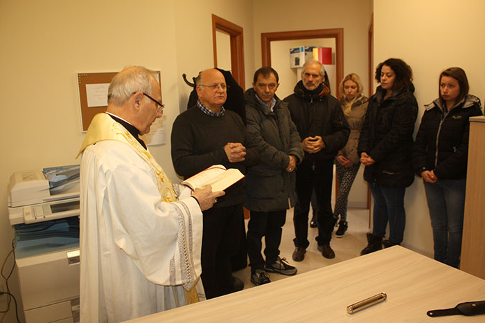 L'inaugurazione della nuova sede legale della Caritas di Trivento