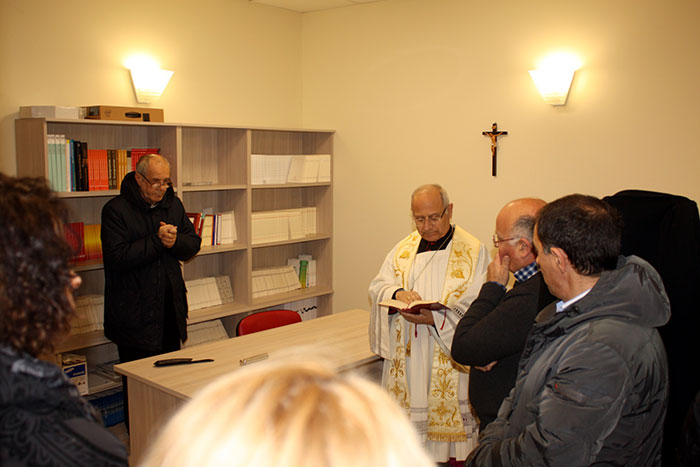 L'inaugurazione della nuova sede legale della Caritas di Trivento