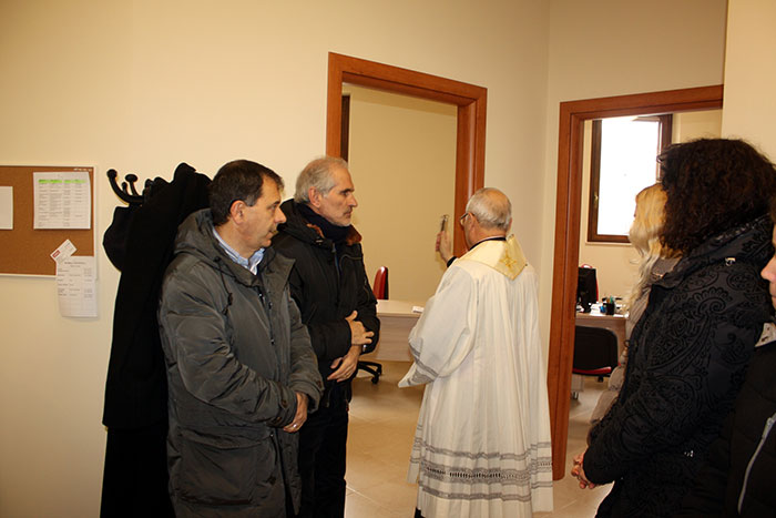L'inaugurazione della nuova sede legale della Caritas di Trivento