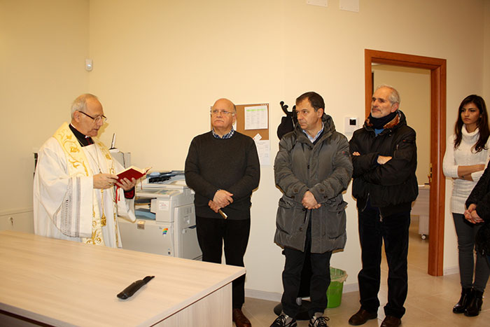 L'inaugurazione della nuova sede legale della Caritas di Trivento