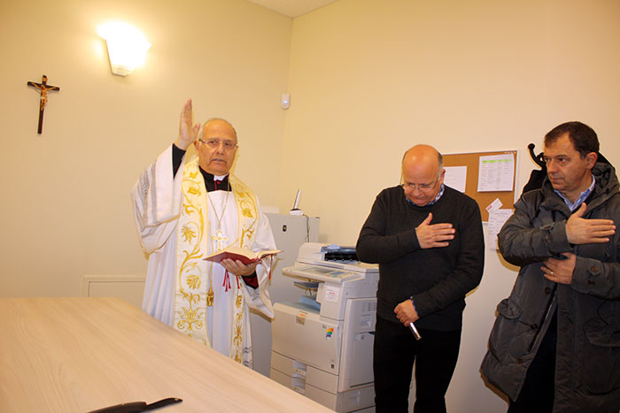 L'inaugurazione della nuova sede legale della Caritas di Trivento