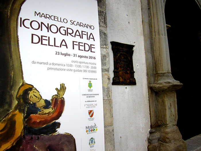 Inaugurazione della mostra “ Iconografia della fede” dedicata a Marcello Scarano