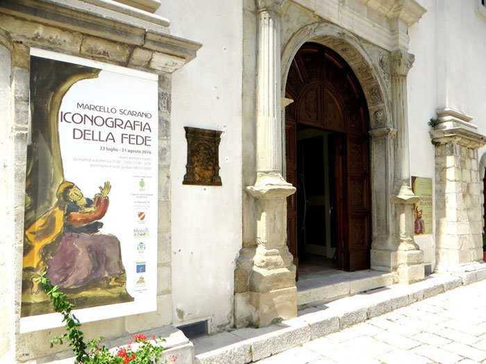 Inaugurazione della mostra “ Iconografia della fede” dedicata a Marcello Scarano
