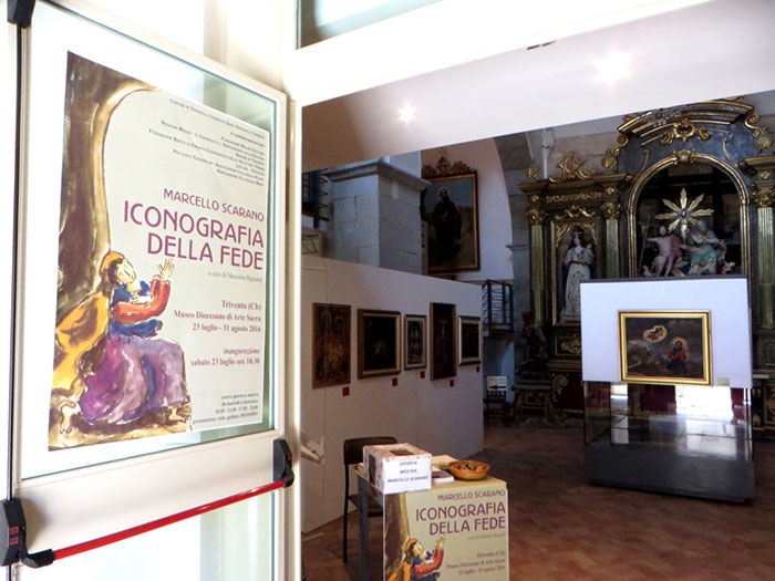 Inaugurazione della mostra “ Iconografia della fede” dedicata a Marcello Scarano
