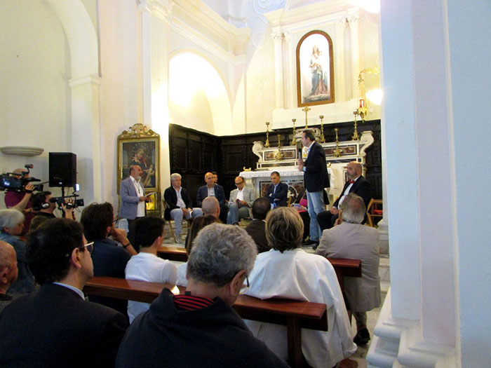 Inaugurazione della mostra “ Iconografia della fede” dedicata a Marcello Scarano