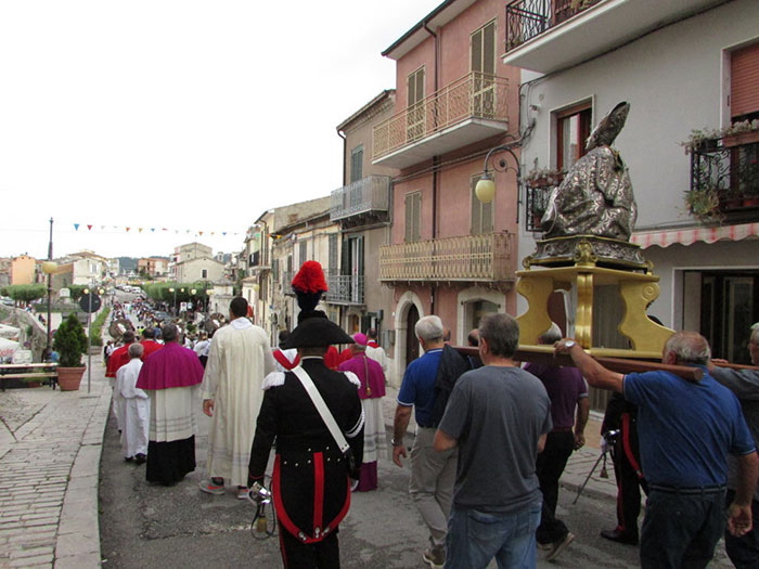 La processione dei Santi Patroni a Trivento