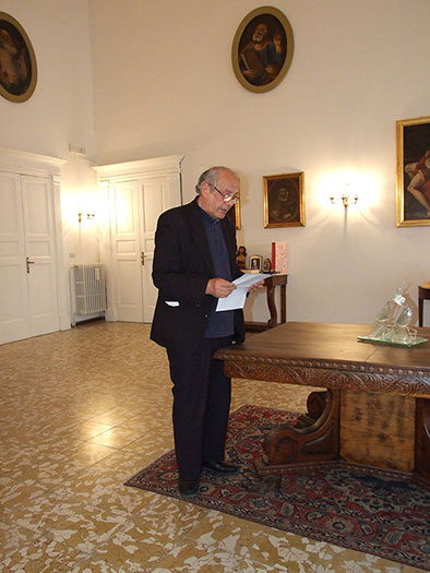 Il saluto della Curia al Vescovo Domenico Scotti