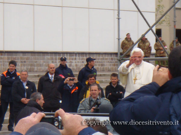 La visita del Papa a L'Aquila