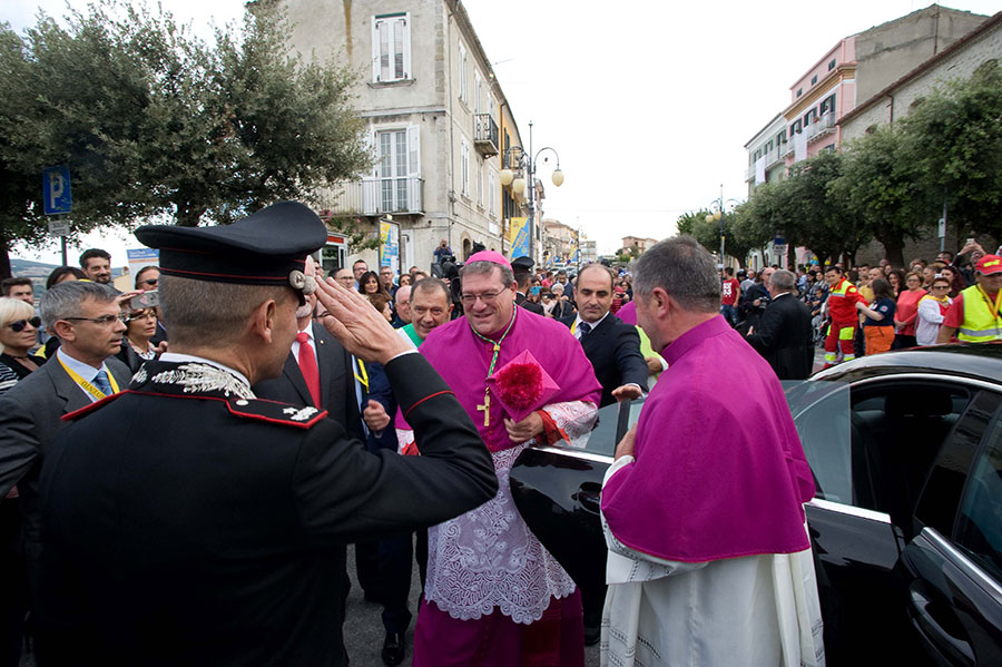 Ingresso in Diocesi del Vescovo Claudio Palumbo: l'arrivo a Trivento