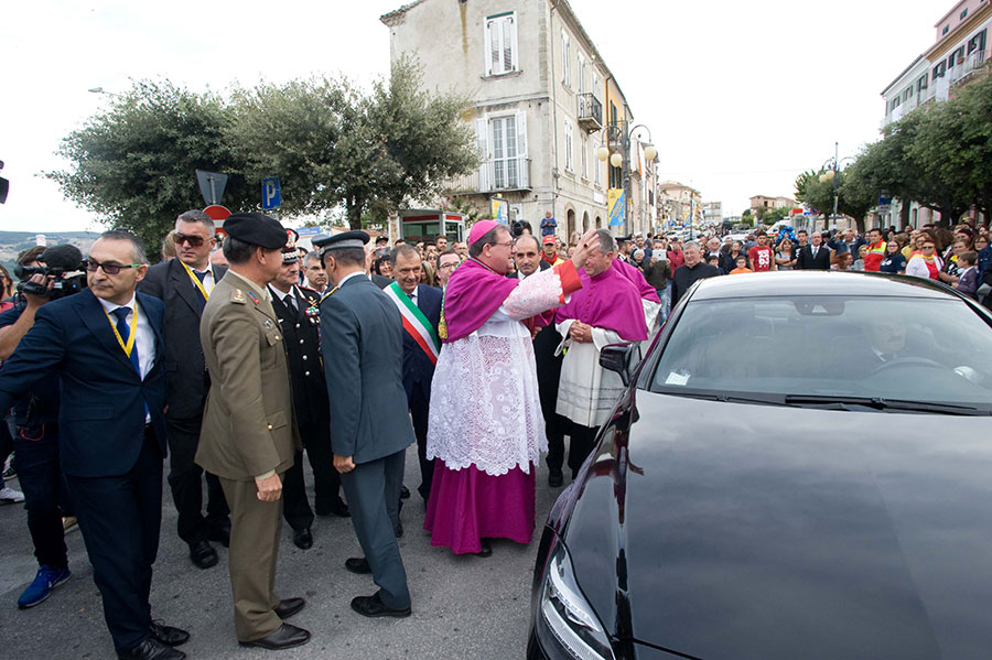 Ingresso in Diocesi del Vescovo Claudio Palumbo: l'arrivo a Trivento