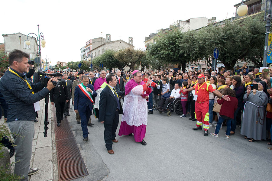 Ingresso in Diocesi del Vescovo Claudio Palumbo: l'arrivo a Trivento