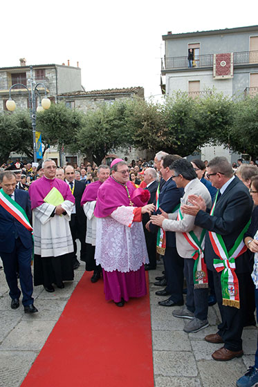 Ingresso in Diocesi del Vescovo Claudio Palumbo: l'arrivo a Trivento